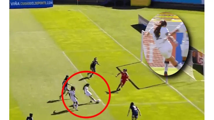 Yenny Acuña le dedica la rabona a Matías Fernández