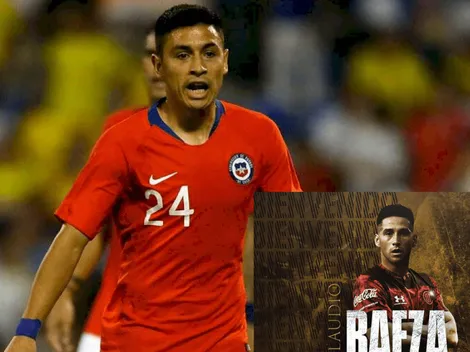 Presentan a Baeza como nuevo jugador del Toluca con una imagen de Delgado