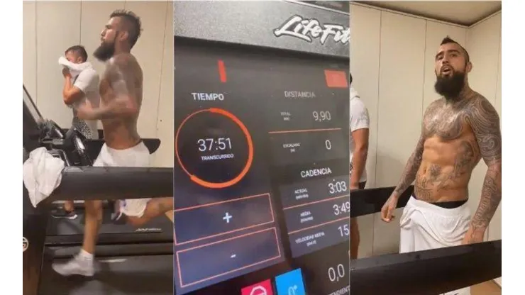 Arturo Vidal sorprende en la cinta