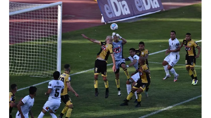 El defensa de Coquimbo, Federico Pereyra ironizó por las programaciones | Foto: Agencia Uno