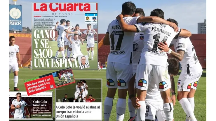 Portadas: “Colo Colo ganó y se sacó una Espina”