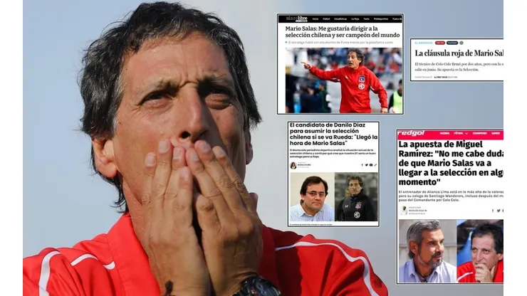 Mario Salas fue candidato a La Roja pero el 2020 sepultó sus aspiraciones | Foto: Agencia Uno adaptada