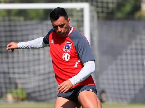 Esteban Paredes vuelve a los trabajos en Colo Colo