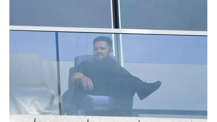 Héctor Tapia presencio desde la tribuna la victoria de Antofagasta sobre Huachipato | Foto: Agencia Uno