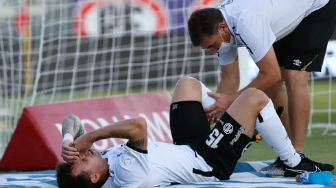 Pablo Mouche se desgarra en Colo Colo