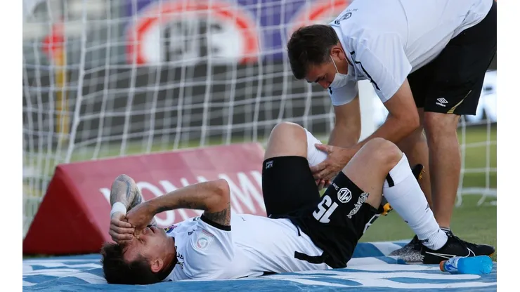 Pablo Mouche se desgarra en Colo Colo