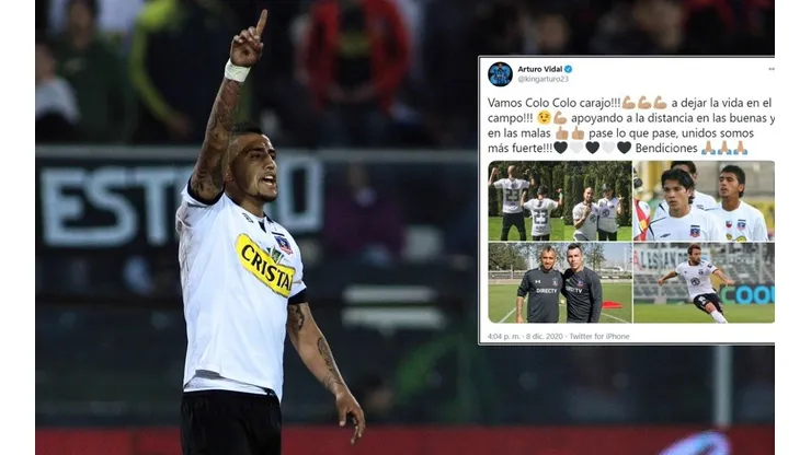 Arturo Vida - Alienta a Colo Colo desde Italia | Fotos: Agencia Uno