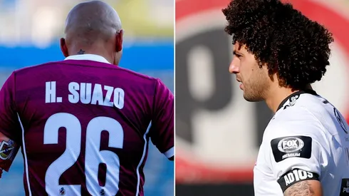 Humberto Suazo - Maximiliano Falcón | Fotos: Agencia Uno adaptadas