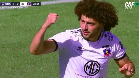 La celebración de Maximiliano Falcón