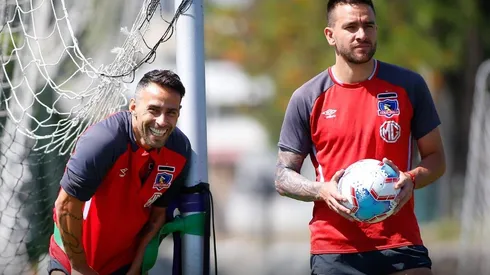 Jorge Valdivia estuvo compartiendo con Matías Zaldivia durante sus trabajos.