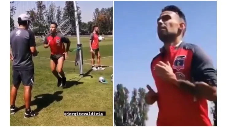 Jorge Valdivia ya entrena en el Monumental.