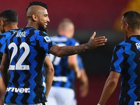Vidal y Sanchez fueron figuras en triunfo del Inter