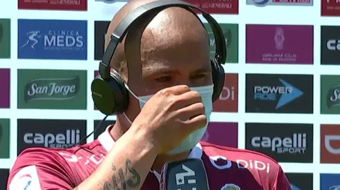 Humberto Suazo rompe en llanto