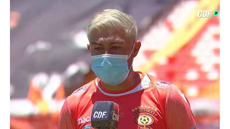 Nicolás Maturana llora en Cobreloa