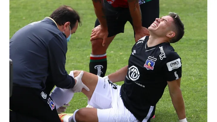Opazo se lesionó de gravedad ante Palestino.