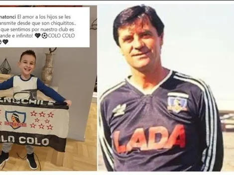 Nieto de Mirko Jozic mostró su amor por Colo Colo
