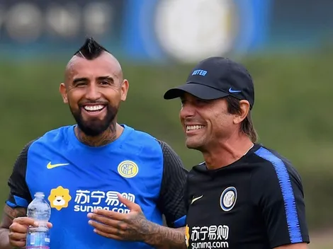 Vidal echa por tierra los rumores de un quiebre con Conte