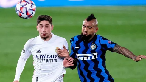 Vidal luchó, pero no pudo rescatar puntos en su visita al Real Madrid.