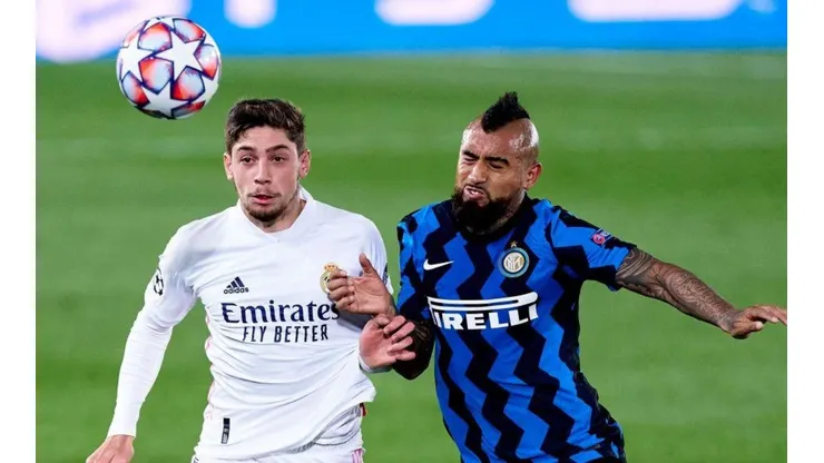 Vidal luchó, pero no pudo rescatar puntos en su visita al Real Madrid.