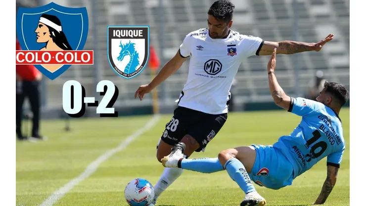 Colo Colo cae en el estadio Monumental