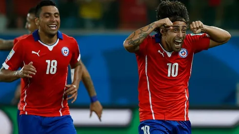 Gonzalo Jara y Jorge Valdivia en la Roja