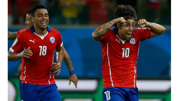 Gonzalo Jara y Jorge Valdivia en la Roja