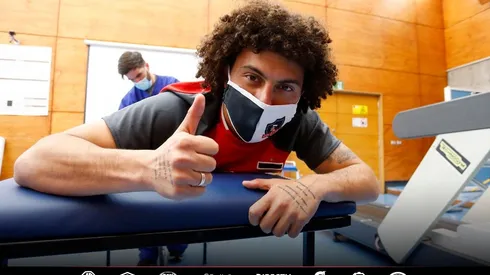 Maximiliano Falcón se realiza los exámenes médicos