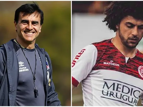 Gustavo Quinteros recibe con los brazos abiertos a Maxi Falcón