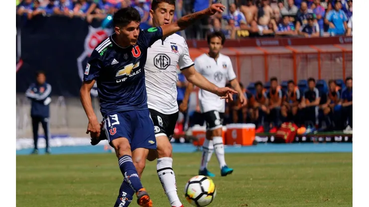 Ángelo Araos en su paso por Universidad de Chile en el 2018.
