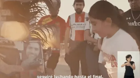 Hija de Jorge Mora en la franja del Apruebo