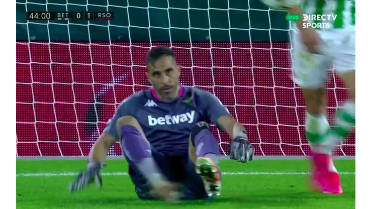 El primer gol que recibe Claudio Bravo