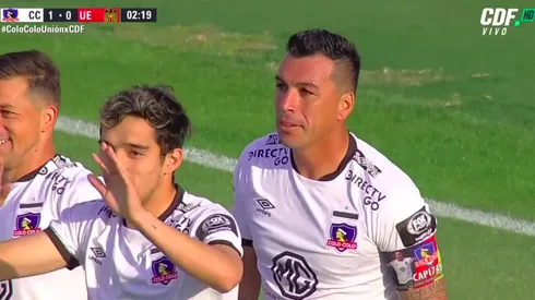Gol de Esteban Paredes en Colo Colo