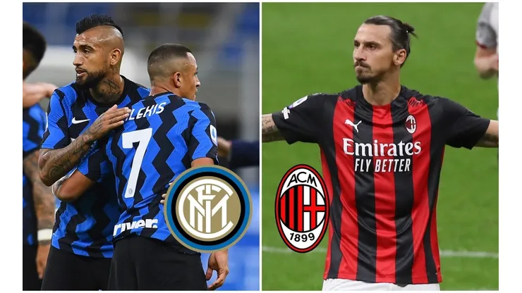 Arturo Vidal y Alexis Sánchez desafían al sueco Zlatan Ibrahimović.