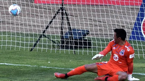Pinto encajó dos goles ante Coquimbo Unido.
