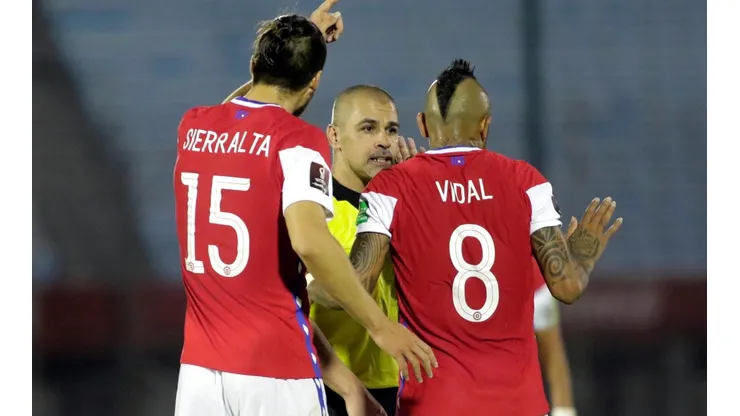 Eber Aquino fue uno de los grandes responsables de la derrota de Chile en Uruguay.