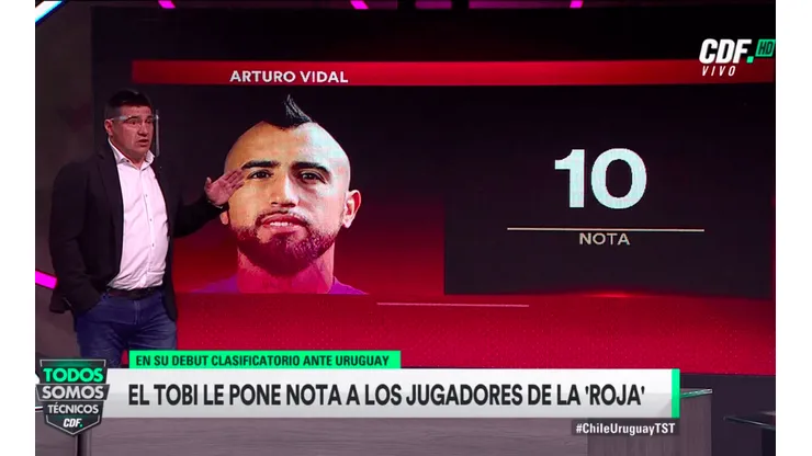 Marcelo Vega resaltó la descomunal actuación del King ante Uruguay.