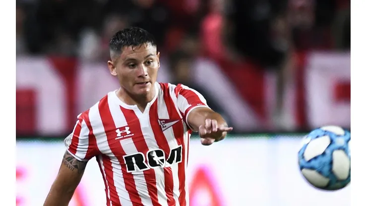 Juan Fuentes se lesionó en Estudiantes de La Plata.