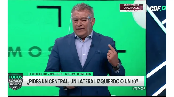 Claudio Borghi aconseja a Gustavo Quinteros