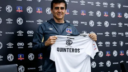 Quinteros fue presentado en Colo Colo