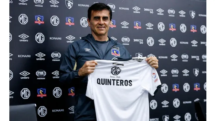 Quinteros fue presentado en Colo Colo