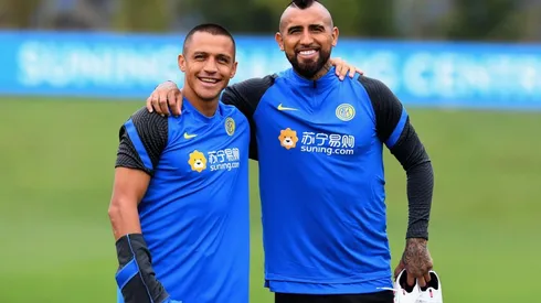 Alexis Sánchez y Arturo Vidal juntos en Inter