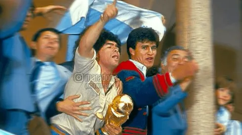 Maradona compartió una imagen inédita junto al Bichi Borghi.