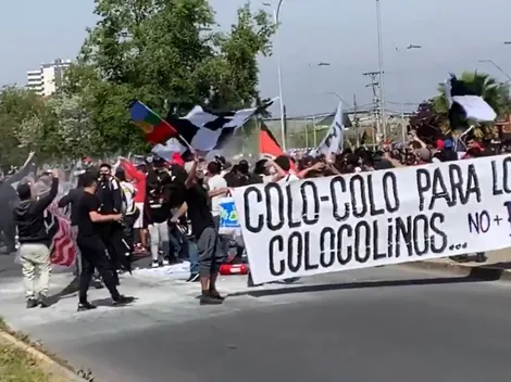 Los hinchas llegan al Monumental a manifestarse contra Blanco y Negro