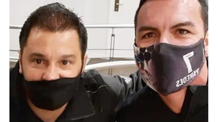 Gustavo Biscayzacú visitó a Colo Colo antes de su duelo con Peñarol.