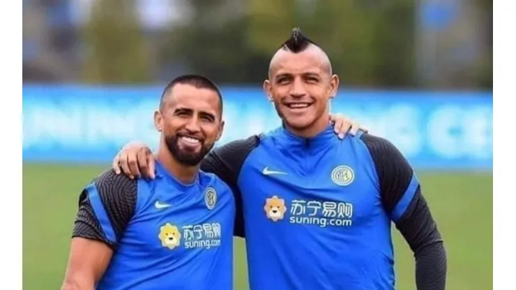 Arturo Vidal se tomó para la talla esta foto que se hizo viral durante el fin de semana.