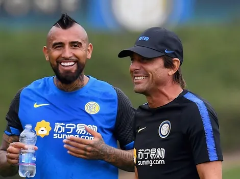 Conte está fascinado con Vidal: "Juega de todo"