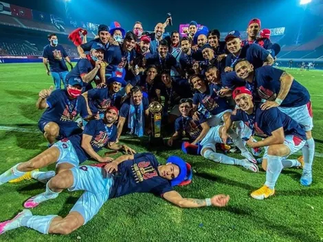 Mingo Salcedo celebra un nuevo título de Cerro Porteño