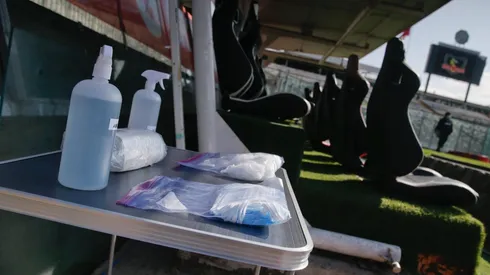 Colo Colo no pudo jugar ante Deportes Antofagasta en el Estadio Monumental.