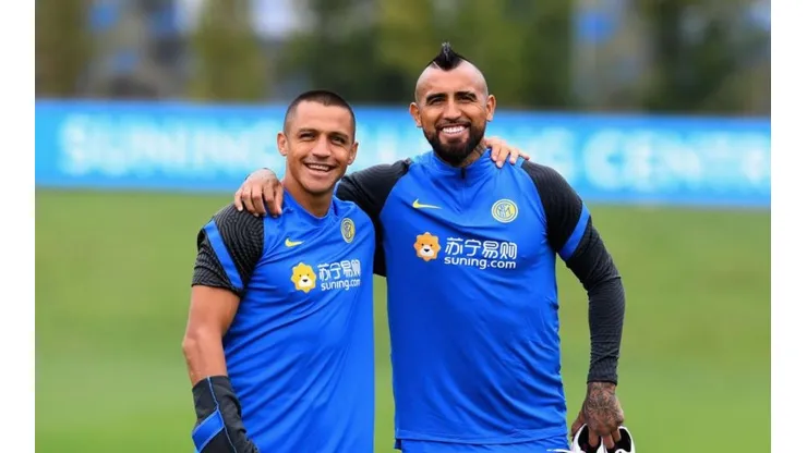 Arturo Vidal y Alexis Sánchez están listos para ver acción con el Inter de Milán