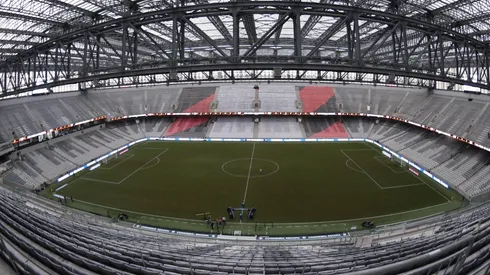 La cancha que recibirá el partido entre Colo Colo y Athletico Paranaense.